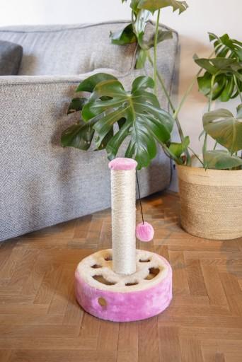 Actual product image Beeztees Bz Hide+Seek Cat Tree Gotcha (40 cm, beige pink)