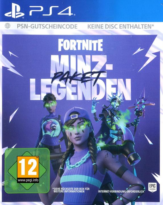 Produktbild Epic Fortnite - Minz-Legenden Paket (Code in a Box) (PS4, DE)