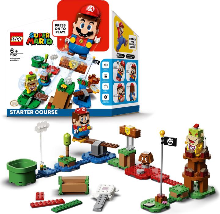 Immagine prodotto LEGO Super Mario starter kit (71360, LEGO Super Mario, Set LEGO rari)