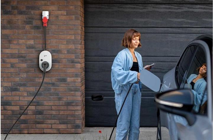 Actual product image Go-E Charger Gemini flex 2.0 GSM 22 kW (Type 2, 22 kW, 32 A, Hard wired)