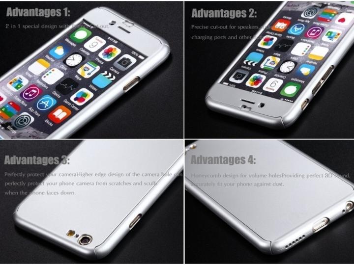 Produktbild Floveme 360 Grad Panzerglas Case iPhone 8 Rundumschutz (1 Stück, Apple iPhone 8)