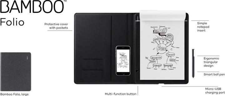 Actual product image Wacom Bamboo Folio L