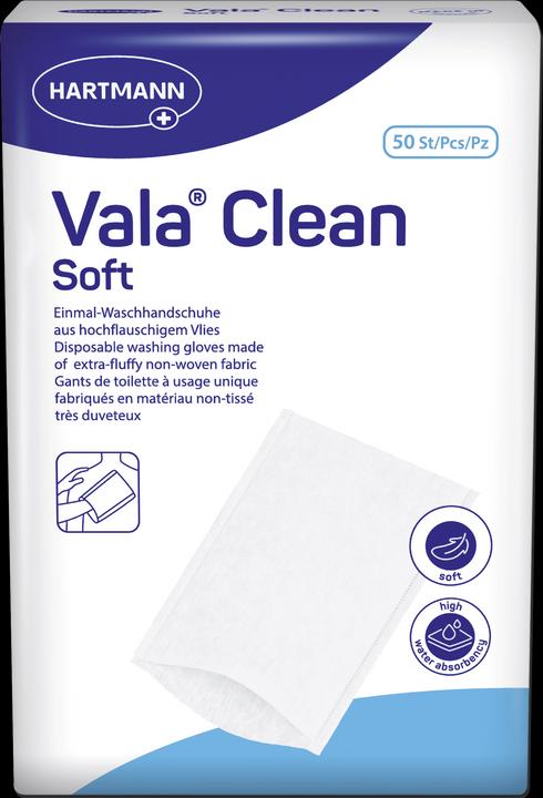 Produktbild IVF Hartmann Soft Einmal Waschhandschuh 15.5x22.5cm (One Size)