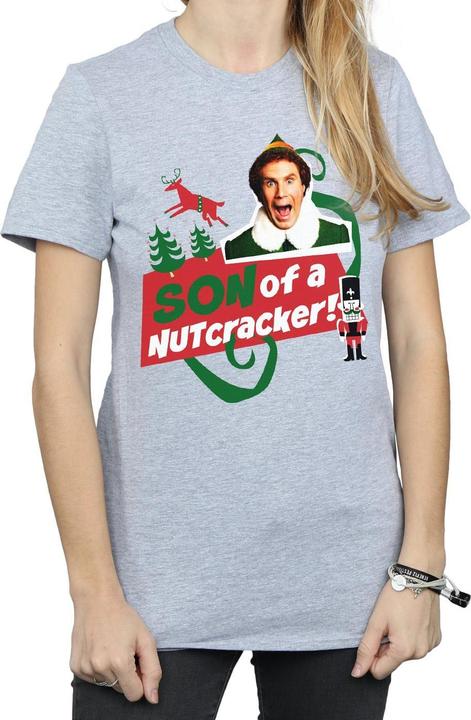 Produktbild Elf Son Of A Nutcracker Boyfriend Fit TShirt (XL)