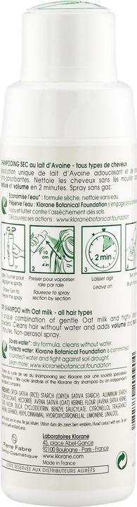Produktbild Klorane Extra-sanftes Trockenshampoo mit Hafermilch Aerosolfrei (Trockenshampoo)