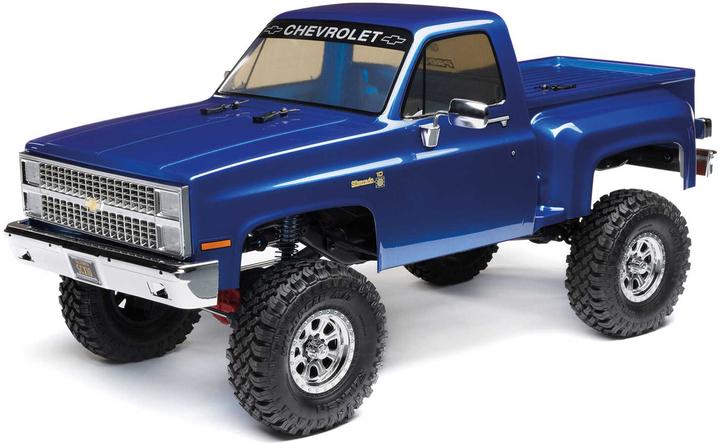 Axial SCX10 III Base Camp 1982 Chevy K10 4X4 RTR, 1/10 Blue (RTR Ready-to-Run)