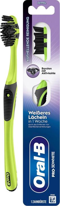 Oral-B Pro-3DWhite Aktivkohle 40 Medium Handzahnbürste (Mittel)