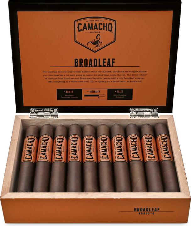 Produktbild Camacho Broadleaf Robusto (Robusto)