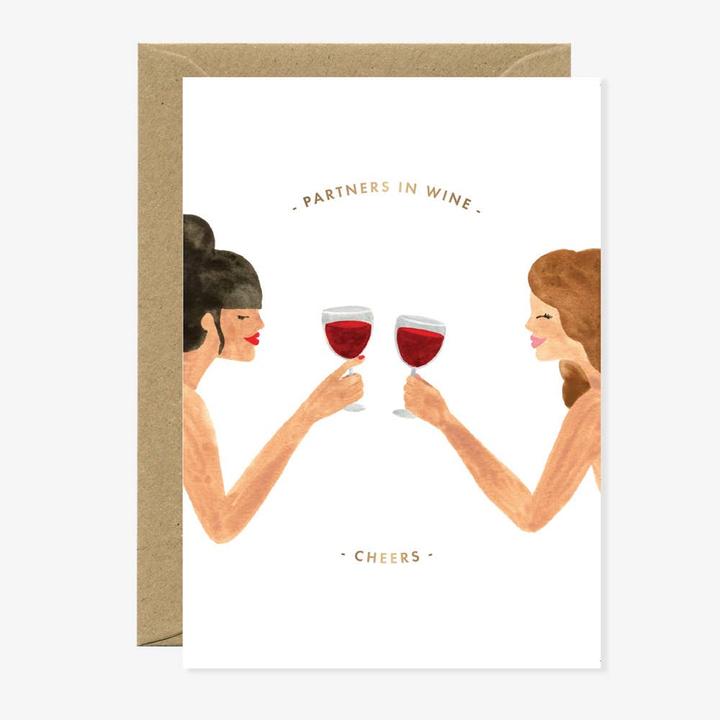Immagine prodotto All the ways to say Biglietto d'auguri - Amicizia "Partner nel Vino