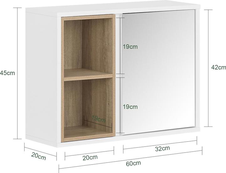 Produktbild SoBuy Diana (60 x 45 x 20 cm)