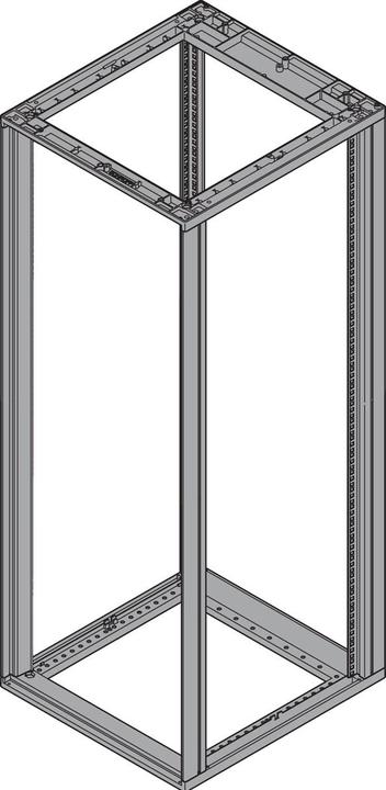 Actual product image Schroff Novastar universal rack HD 43HE/553B/600T RAL 7021