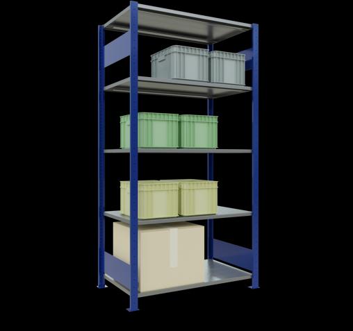 Image du produit Schulte Lagertechnik Système d'emboîtement pour rayonnage de base MULTIplus85 avec traverse de longueur