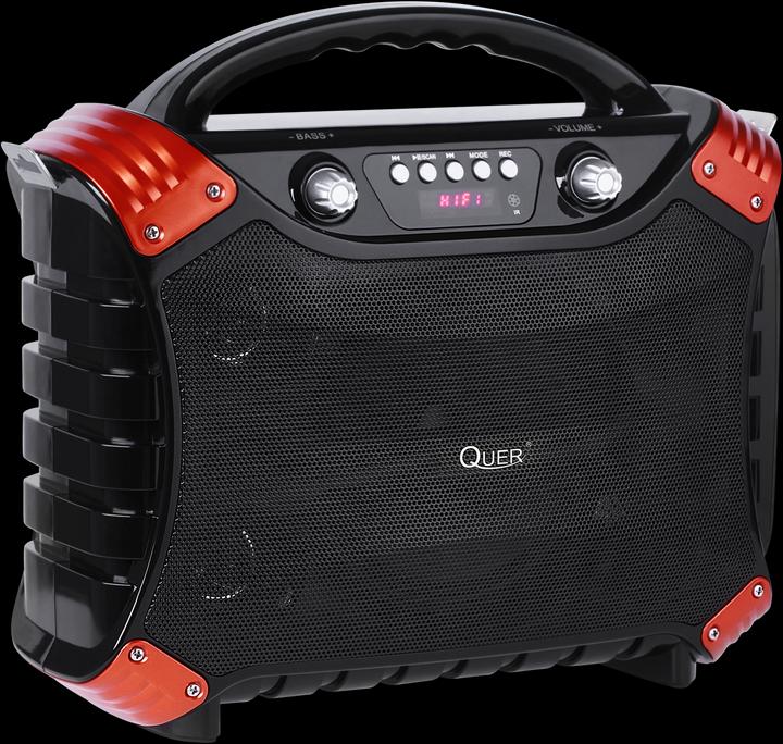 Produktbild portable active speaker with MP3, Bluetooth, FM radio and karaoke function (Batteriebetrieb)
