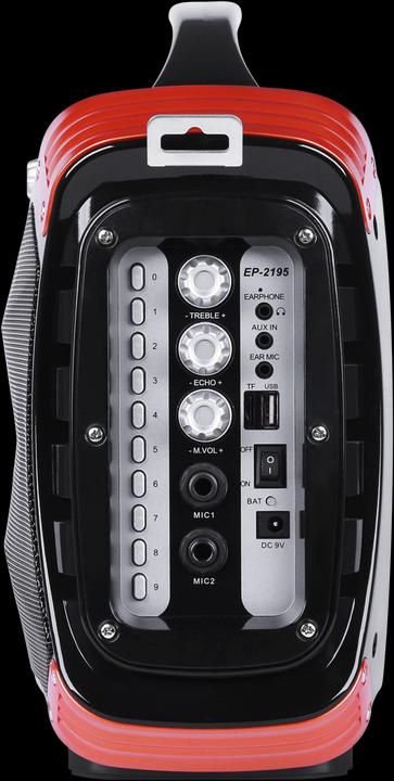 Produktbild portable active speaker with MP3, Bluetooth, FM radio and karaoke function (Batteriebetrieb)