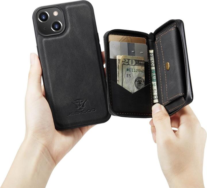 Immagine prodotto Cover-Discount iPhone 14 - Custodia con carte di credito nera (Apple iPhone 14)
