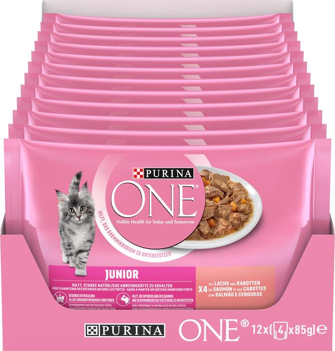 Produktbild Purina ONE Junior (Junior, 4 Stk., 85 g)