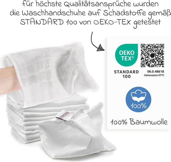 Actual product image Makian Gauze washing glove