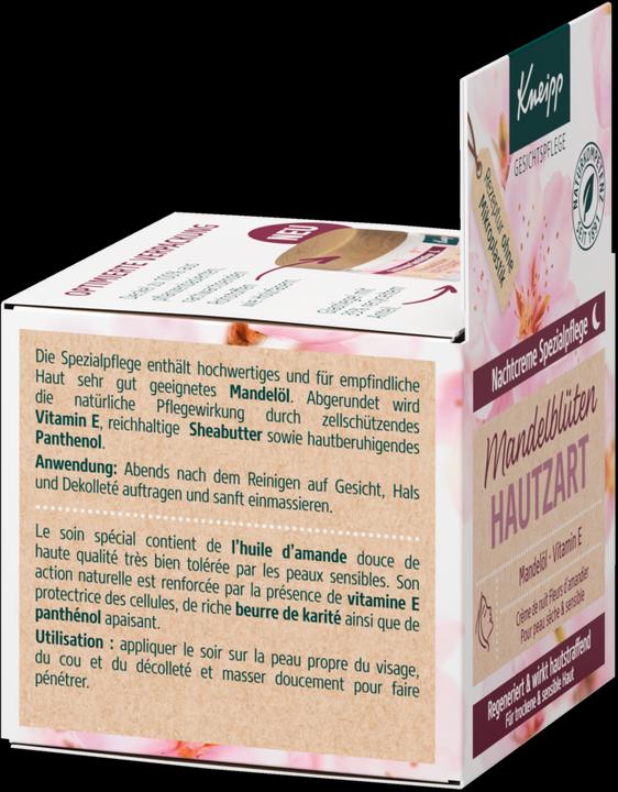 Produktbild Kneipp Nachtcreme Mandelblüten Hautzart (50 ml)