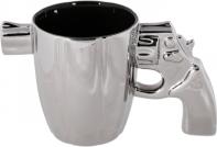 Image du produit Ootb Mug argenté avec poignée revolver (375 ml, 1 x)