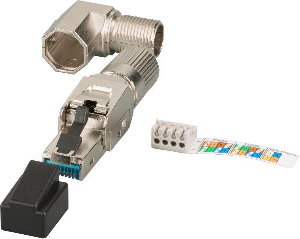 Immagine prodotto EFB Elektronik Produttore: Spina RJ45 Premium STP, Cat.6A/Classe A, cablabile in campo, vo Il...