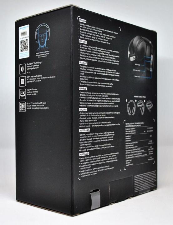 Actual product image Sennheiser HD 4.50 Btnc (ANC, 19 h, Cable, Wireless)