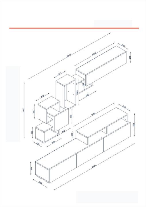 Image du produit Kalune Design Rey (210 x 46.8 x 36.8 cm)