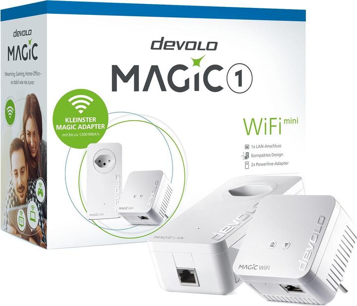 Actual product image Devolo Magic 1 WiFi mini Starter Kit (1200 Mbit/s)