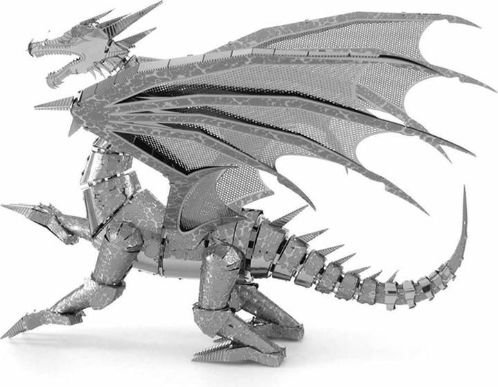 Image du produit Metal Earth Kit Iconx Silver Dragon