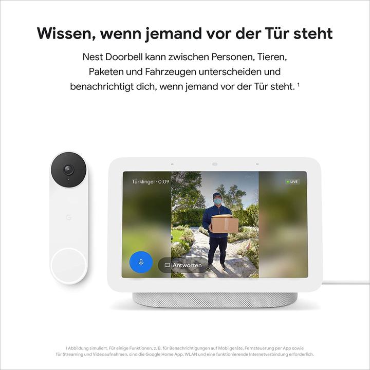 Immagine prodotto Google Campanello Nest (Bluetooth Low Energy, Senza fili)