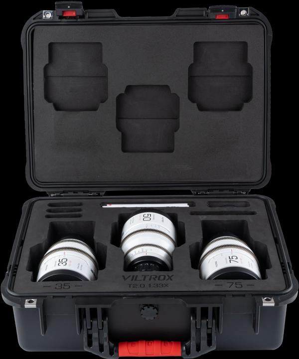 Actual product image Viltrox Anamorphic Lens SET 35/50/75mm T2.0 1.33X PL-Mount (L-Mount, full size)