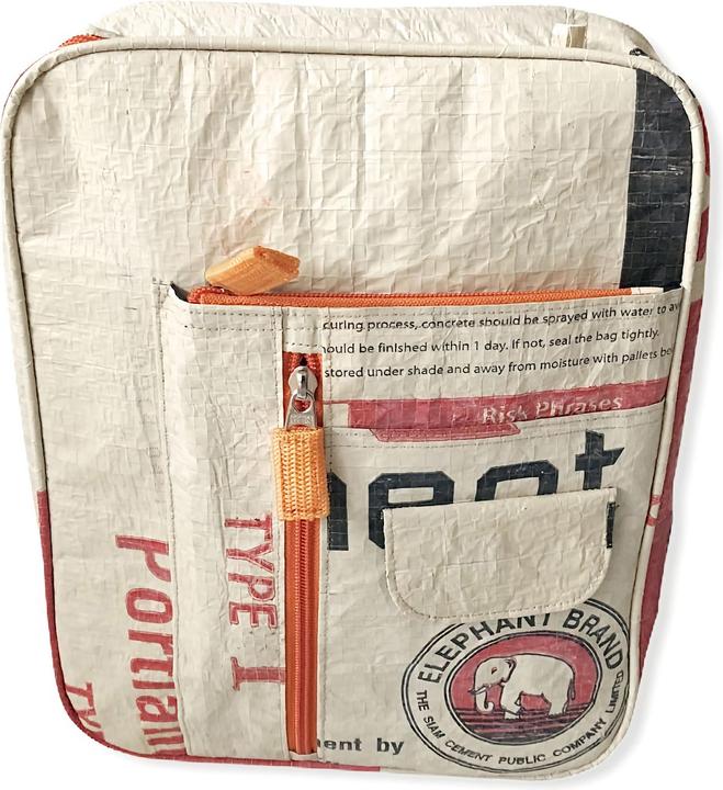 Actual product image Beadbags S Shoulder bag Crispy Cement CR1.R red 22x8x28cm