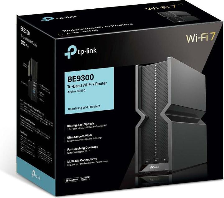 Actual product image TP-Link BE9300 Tri-Band Wi-Fi 7 Router
