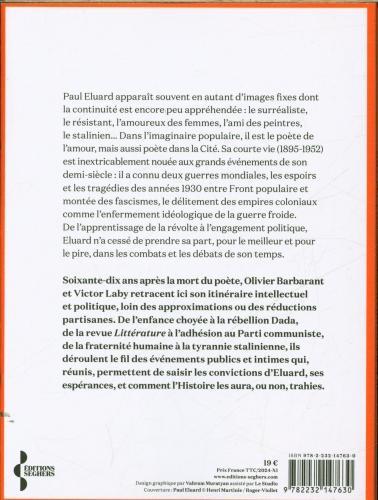 Image du produit Paul Eluard, comme un enfant devant le feu (Français, Laby Victor, Barbarant Olivier, 2024)