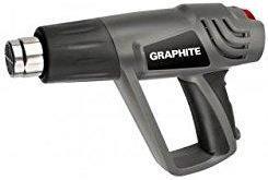 Actual product image Graphite Heat gun 2000W, temperature range: I: 25? C, II: 80-600? C, III: 80-600? C, suitcase