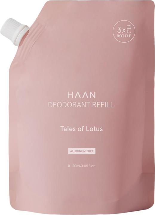 Haan Sensitive Skin Deodorant Refill without Aluminum 120ml - Vegan with Prebiotic Complex - Tales of Lot (120 ml)