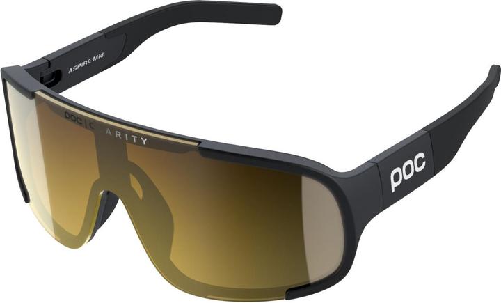 Actual product image Poc Aspire Mid Sportbrille (Black, Gold)