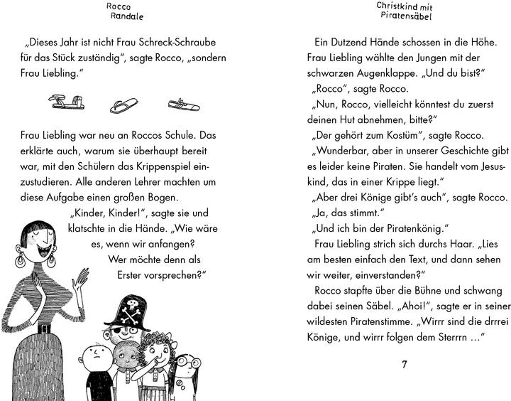 Produktbild Rocco Randale 06 - Christkind mit Piratensäbel (Deutsch, David Roberts, Alan MacDonald, Monika Osberghaus, 2021)