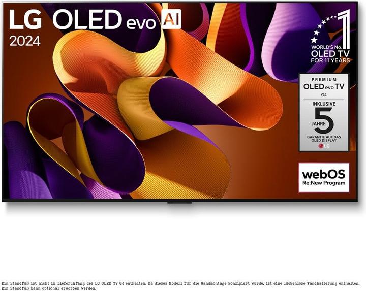 Produktbild LG OLED55G48LW (55", G4, OLED, 4K, 2024)