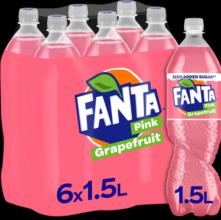 Produktbild Fanta Pink Grapefruit Zero (6 x 150 cl)