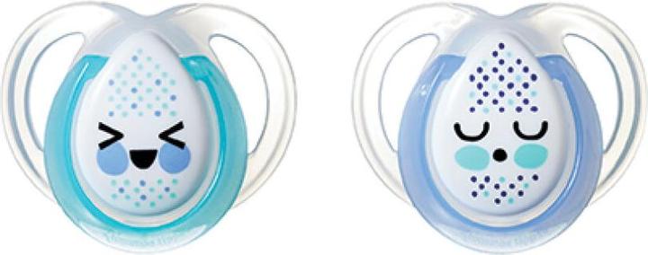 Produktbild Tommee Tippee silicone soother NIGHT STYLE, 0-6 months, 2 pcs., 43336103 (2 x, bis 6 Monate)