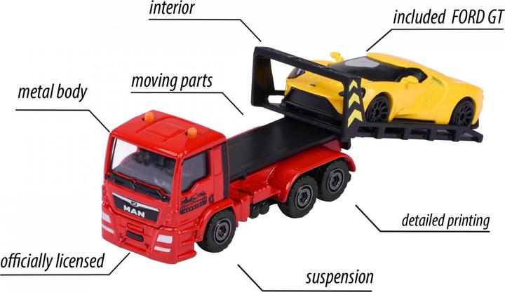Image du produit Majorette MAN TGS Tow Truck w. Ford GT jaune