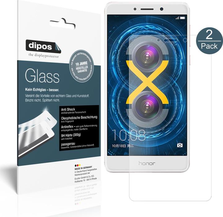 Produktbild Dipos Displayschutz Anti-Shock (2 Stück, Honor 6X)