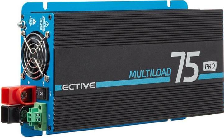 Immagine prodotto Ective Caricabatterie Multiload PRO 12V 75A e 24V 37A per batterie gel AGM LiFePO4 (12V, 24V, 75 A)