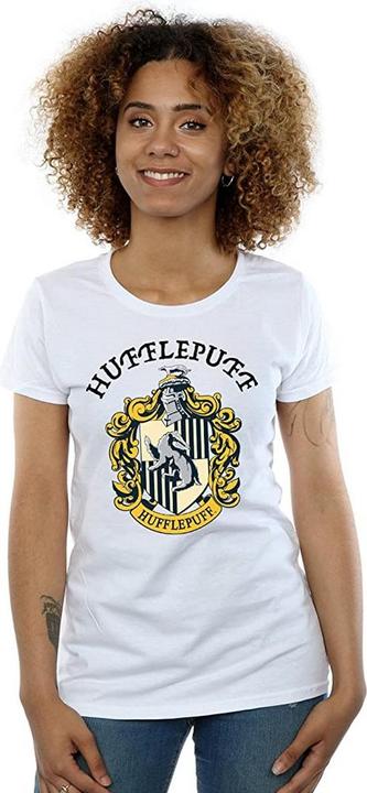 Image du produit T-shirt en coton pour dames et demoiselles de Hufflepuff (L)