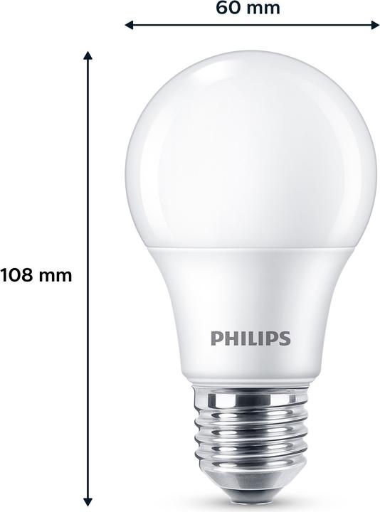Actual product image Philips Led lamp (E27, 8 W, 806 lm, 3 x, F)
