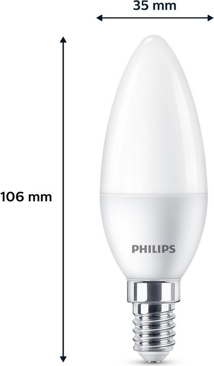 Actual product image Philips Led lamp (E14, 4.90 W, 470 lm, 3 x, F)