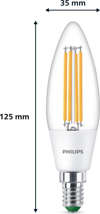 Actual product image Philips Led Cla (E14, 2.30 W, 485 lm, 1 x, A)