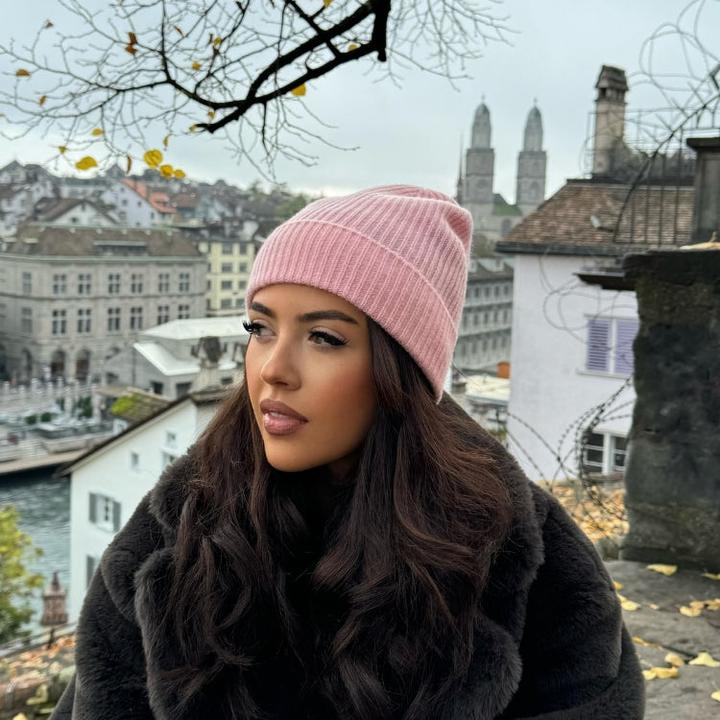Produktbild Prima Ballerina Kaschmir-Merinowolle-Beanie Rosa