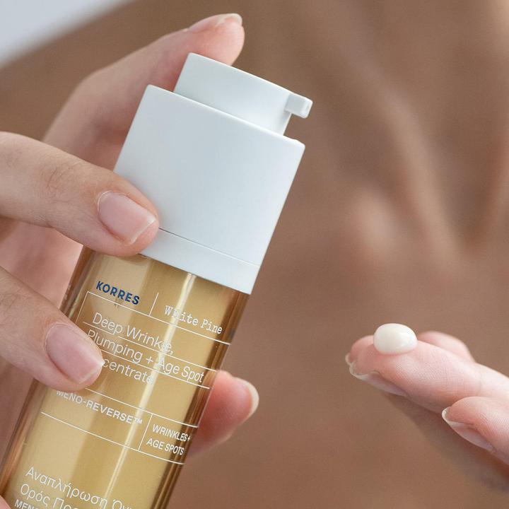 Produktbild Korres White Pine Meno Reverse™ Deep Wrinkle, Plumping + Age Spot Concentrate (30 ml)