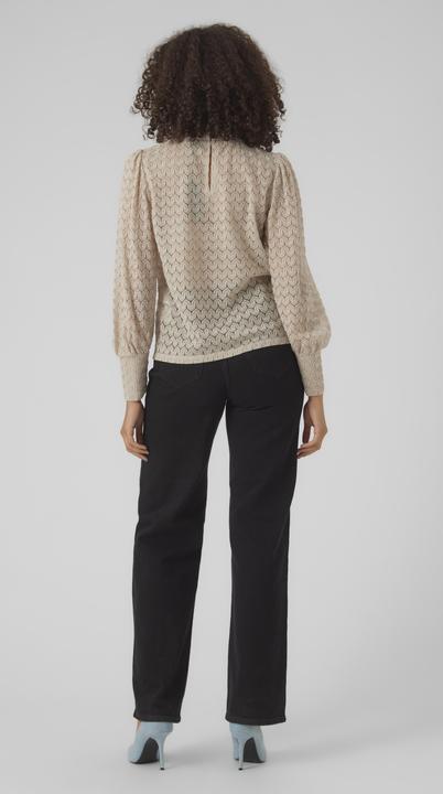 Produktbild Vero Moda Vmbecca Ls High Neck Lace Top Jrs Noos (M)